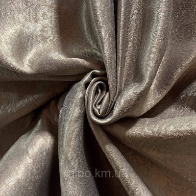 Щільна шторна тканина велюр блекаут софт кольору кави, висота 2.8 м на метраж (250-6) 1526006475 фото