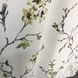 Готові штори прованс 150x270 cm ALBO Кремові з квітковим принтом Зеленого кольору (SH-611-1) 1404614284 фото 8
