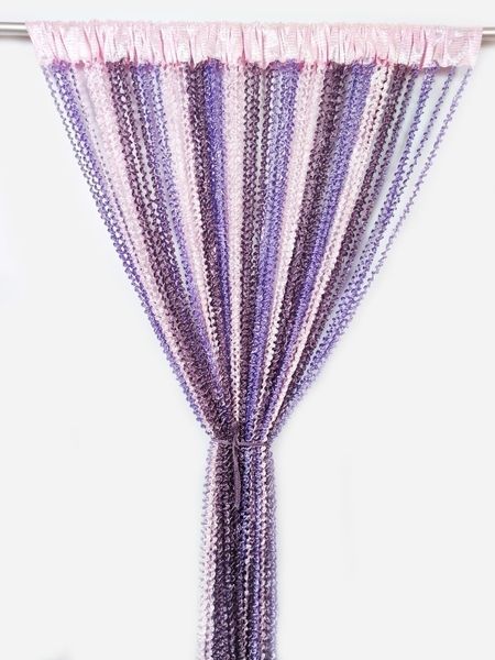 Штори нитки веселка 300x280 cm Фіолетово-рожево-сливові (NS-202) 1376733476 фото