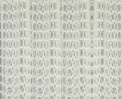 Стильна тюль сітка на метраж, молочного кольору висота 3м (Orkidze-5) 1654161158 фото