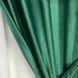 Готовые шторы Зеленые однотонные бархат 150*270 см, модные бархатные портьеры для спальни и гостиной 1416398110 фото 10