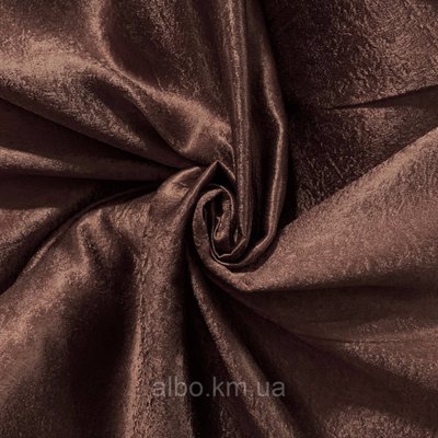 Щільна шторна тканина велюр блекаут софт шоколадного кольору, висота 2.8 м на метраж (250-11) 1526073952 фото