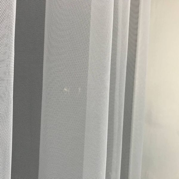Тюль у спальню з фатину на люверсах готові стильні тюлі ALBO 500x270 cm, білий (T-F-L-5) 1421581585 фото
