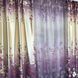Готові штори омбре Фіолетові (SHT-157-2), набір штори та тюль з квітковим принтом для спальні 1396569321 фото 4