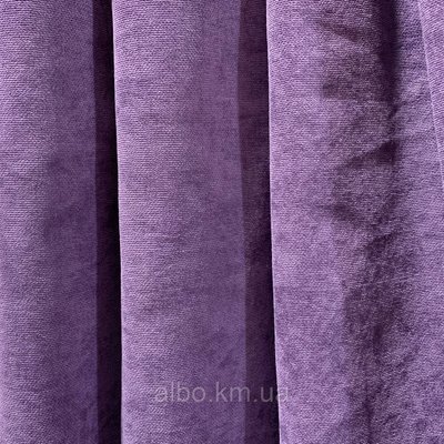Тканина для штор Petek-98 Фіолетовий 3 м мікровелюр однотонний, штори для залу та вітальні на метраж 1525954682 фото