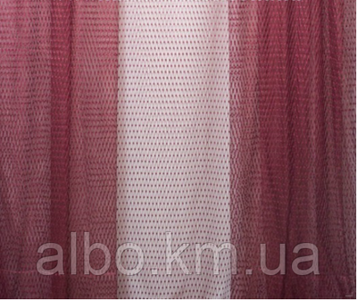 Стильний тюль сітка на основі фатину бордового кольору на метраж, висота 3 м (SARMASIK-5) 1654274127 фото