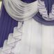 Вуаль фіранка з ламбрекеном ALBO 200x160 cm Фіолетова (KU-178-21) 940887341 фото 3