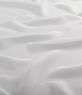 Однотонний шифон на метраж білого кольору,висота 2.8 м-3м (Shi 5-1) 1632189196 фото
