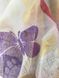 Тюль з батисту з фіолетовими метеликами на метраж, висота 2.8 м (617-1) 1629675629 фото 2