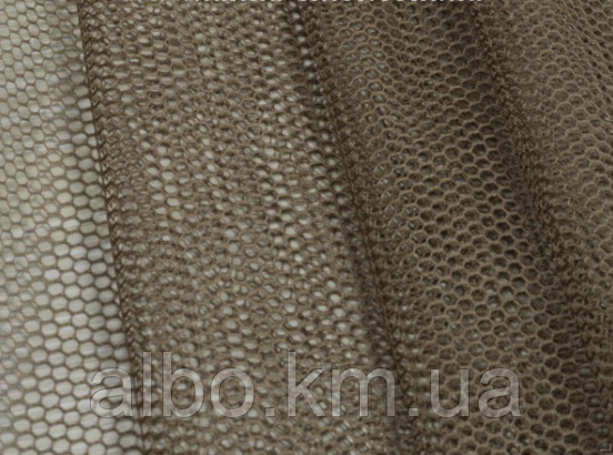 Гарний тюль сітка коричневого кольору на метраж, висота 3 м (BALPETEGI-3) 1259311525 фото