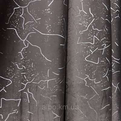 Гарна тканина на метраж оксамит, висота 3м Сірий (917-14) 2006603443 фото