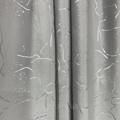 Гарна тканина на метраж оксамит, висота 3м Світло-сірий (917-13) 2006605813 фото