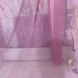 Тюль омбре з льону на метраж рожевий, висота 2,8м (881-18) 1864594236 фото 6