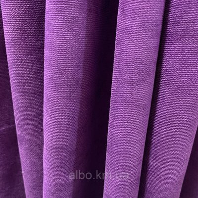 Тканина для штор Petek-98 Яскраво-фіолетовий 3 м мікровелюр однотонний, штори для залу та вітальні на метраж 1525951357 фото
