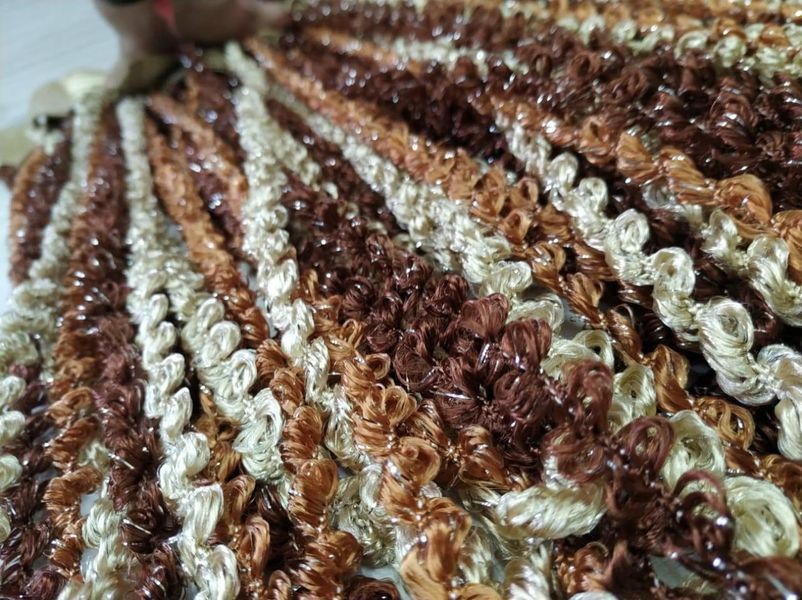 Штори нитки веселка 300x280 cm Венго-шоколад-кава (NS-204) 1376733478 фото