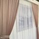 Комплект штор з тюллю, готові штори з гардинами з сітки для дому пудрового кольору 1215035699 фото 10