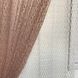 Комплект штор з тюллю, готові штори з гардинами з сітки для дому пудрового кольору 1215035699 фото 7