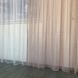 Комплект штор з тюллю, готові штори з гардинами з сітки для дому пудрового кольору 1215035699 фото 4