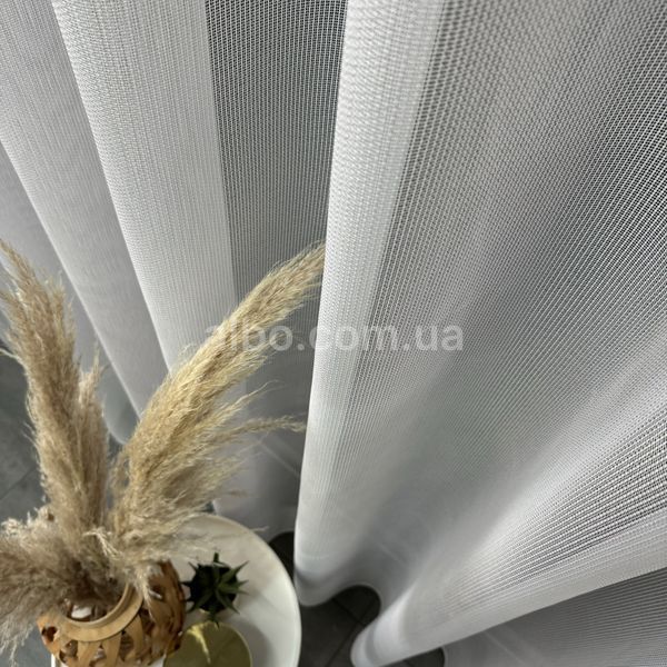 Турецький тюль антикіготь білий 400х270, люверси T-L-MT3012-4 фото