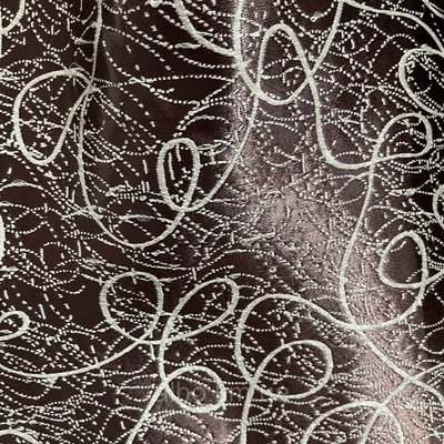 Щільна шторна тканина блекаут на метраж кольору темний шоколад, двостороння, висота 2,8 м (210-1) 1530156117 фото