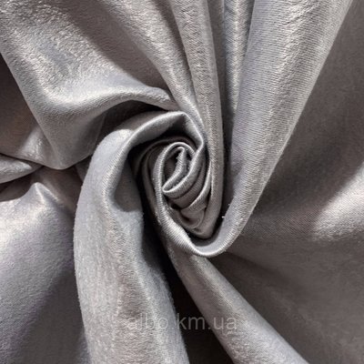 Щільна шторна тканина велюр блекаут софт сірого кольору, висота 2.8 м на метраж (250-2) 1526075558 фото