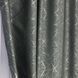 Темно-серые шторы лен&nbsp;с узором, 150*270см, с тюлю (SHTN-M17-12) SHTN-M17-12 фото 2
