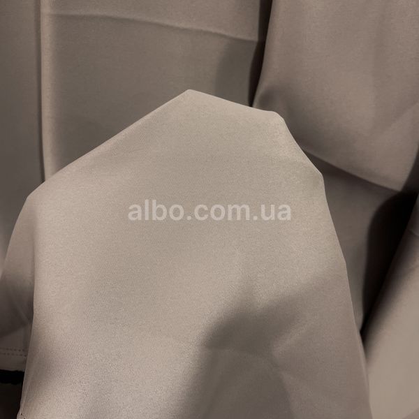 Матовые шторы атлас блэкаут бежевого цвета с белым шифоновым тюлем ALBO (SHTN-M30-17) SHTN-M30-17 фото