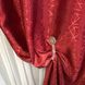 Шторна жакардова тканина з ефектом битого скла, бордового кольору, висота 2,8м (C17-20) 1647954702 фото 5
