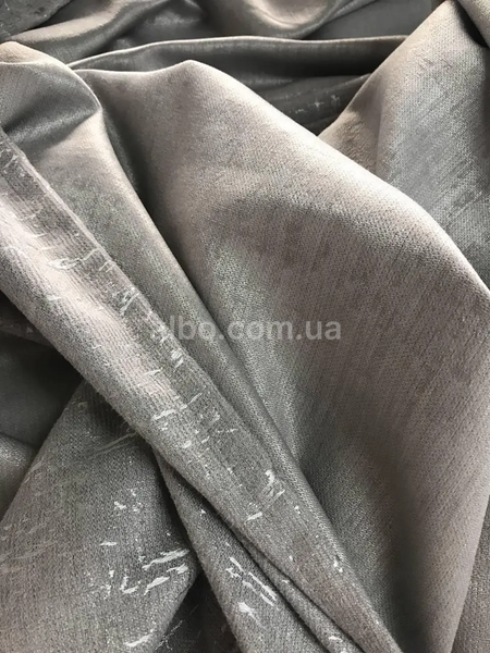 Мармурова шторна тканина сірого кольору, висота 2.8 м (M21-6) M21-6 фото