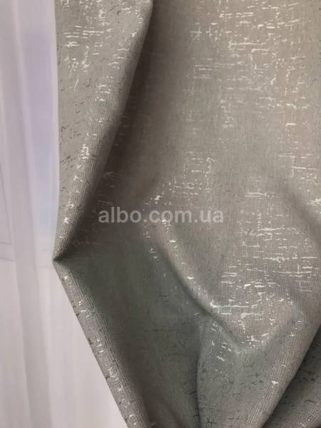 Мармурова шторна тканина сірого кольору, висота 2.8 м (M21-6) M21-6 фото