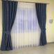 Современные шторы в зал, шторы в гостиную, современные шторы на кухню Синие (SH-026-18) SH-026-18 фото 8