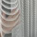 Тюль з жакарда білого кольору на метраж, висота 3м (LIS101) LIS101 фото 4