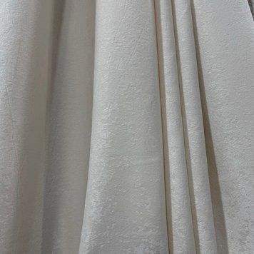 Шторна тканина софт велюр, молочного кольору, висота 3м (SOFT-182) SOFT-182 фото