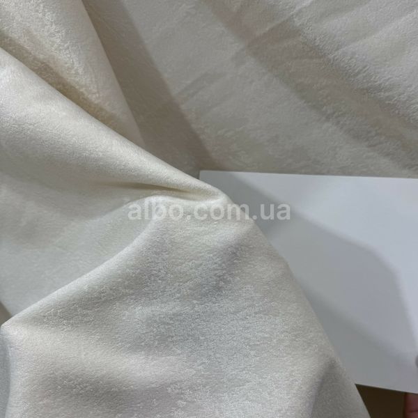 Шторная ткань софт велюр, молочного цвета, высота 3м (SOFT-182) SOFT-182 фото