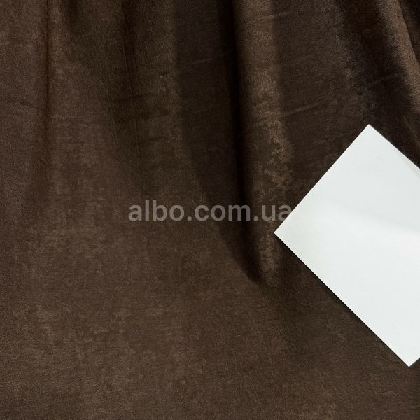 Шторная ткань софт велюр, коричневого цвета, высота 3м (SOFT-257) SOFT-257 фото