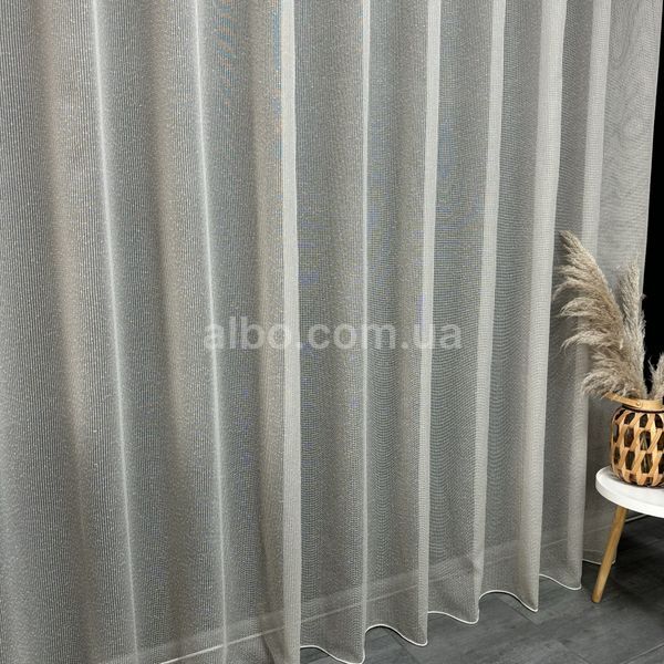 Тюль сітка бежева 500х270, люверси T-L-D3249-5 фото