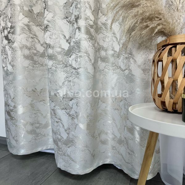 Мармурові жакардові штори ALBO світло-бежеві 150&times;270 см, комплект 2 шт. (SH-D28-5) SH-D28-5 фото