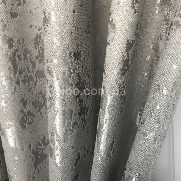 Готові штори з мармуру Сірого кольору, з тюлем (SHTN-M19n-2) SHTN-M19n-2 фото