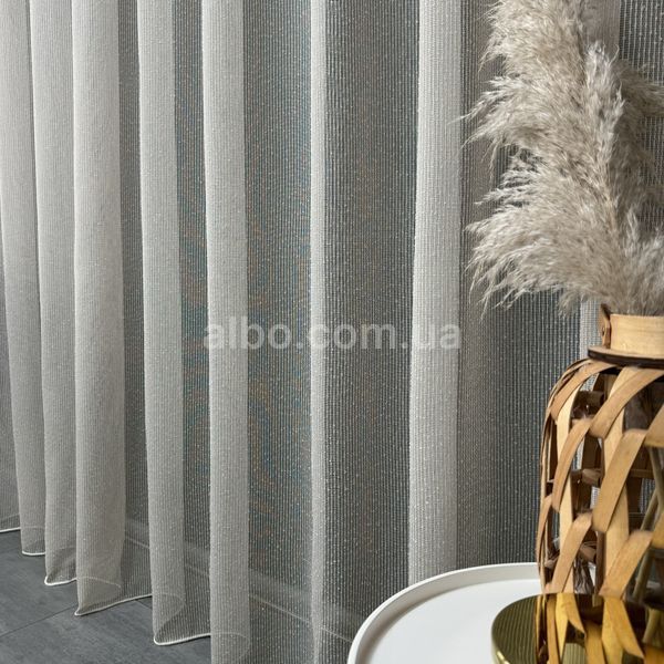 Тюль сетка бежева 300х270, люверсы T-L-D3249-3 фото
