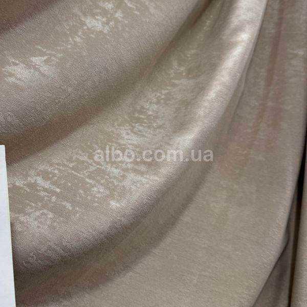 Шторная ткань софт велюр, бежевого цвета, высота 3м (SOFT-2004) SOFT-2004 фото