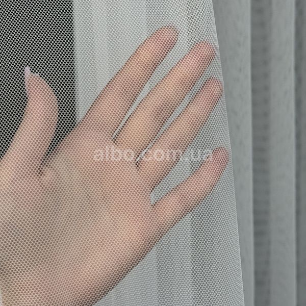 Тюль фатиновая на метраж, цвет белый и крем, высота 2,8м (F-W) F-W фото