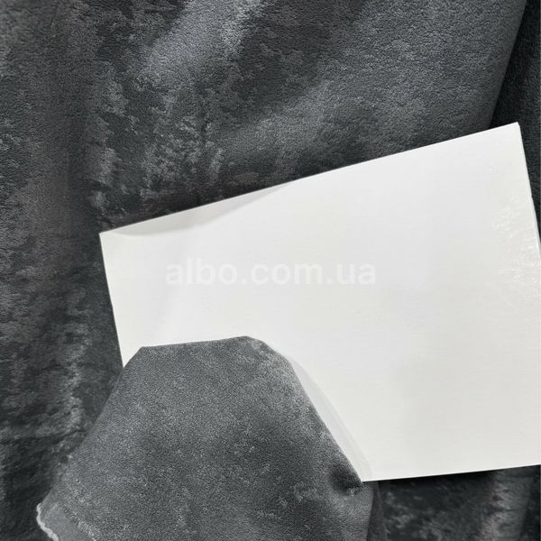 Шторная ткань софт велюр, серого цвета, высота 3м (SOFT-2019) SOFT-2019 фото