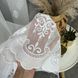 Бамбуковая ткань белого цвета с вышивкой высота 3м (24PR457) 24PR457 фото 4