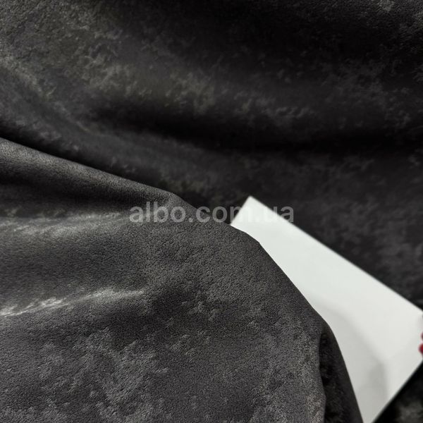 Шторная ткань софт велюр, графитового цвета, высота 3м (SOFT-2033) SOFT-2033 фото