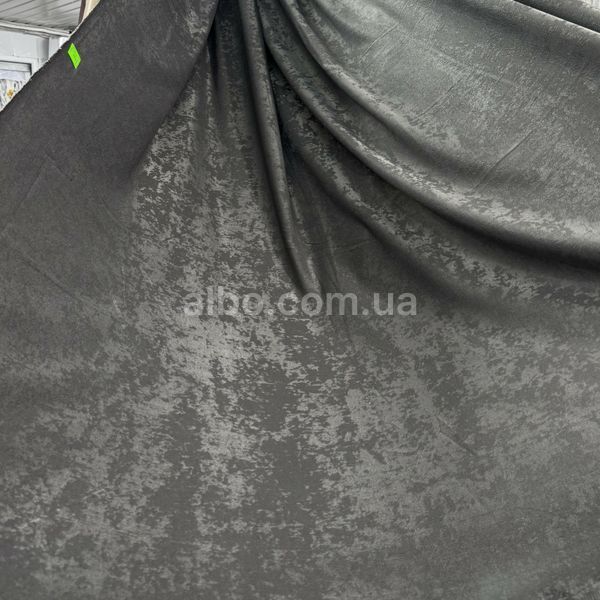 Шторная ткань софт велюр, графитового цвета, высота 3м (SOFT-2033) SOFT-2033 фото