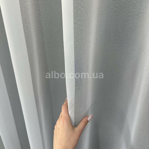 Турецький тюль канвас білий 500х270 люверси T-L-CANVAS-5 фото
