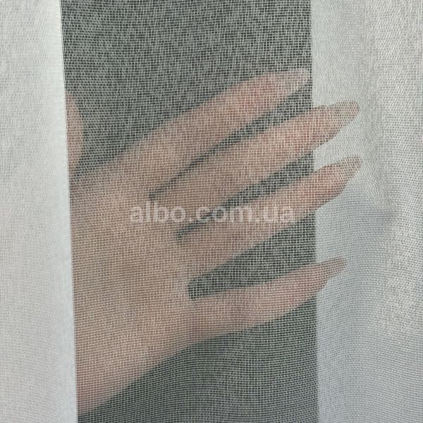 Тканина канвас для тюлю білого кольору ALBO висота 3м (CANVAS)