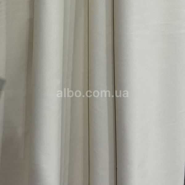 Матова атласна тканина молочного кольору (M61-2) M61-2 фото