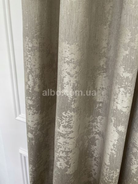 Шторы c тюлем в кухню, шторы с тюлем в детскую комнату, современные шторы в спальню Бежевые (SHTN-M23-5) SHTN-M23-5 фото