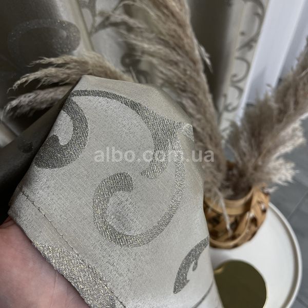 Готовые жакардовые шторы, Темно Бежевого цвета ALBO (SH-M32-5) SH-M32-5 фото
